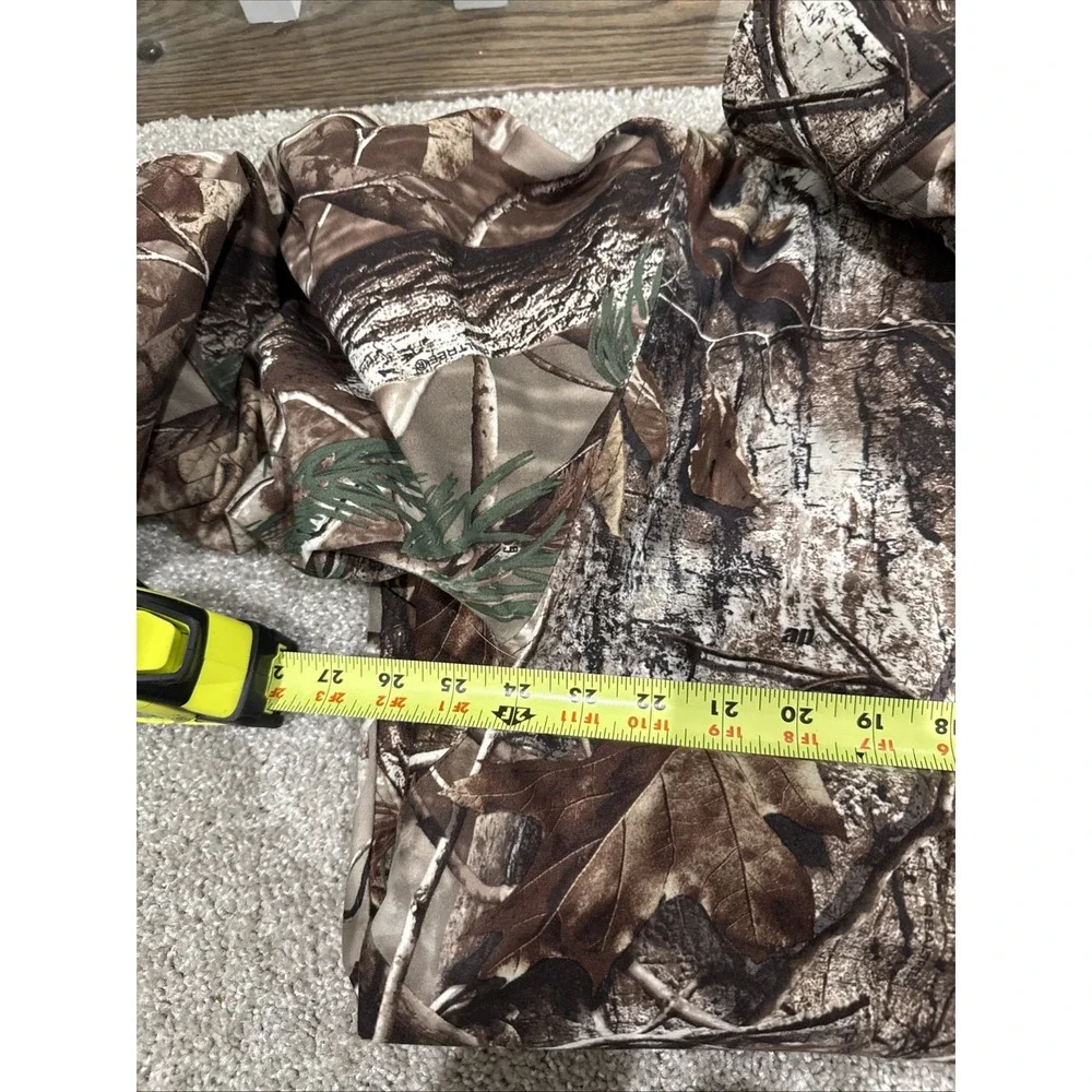 Cabelas Dry-Plus ScentLok Realtree Camo Hunting Jacket Mens XL Tall Hooded